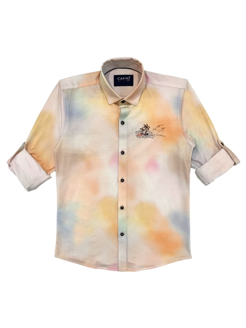 

CAVIO Boys Multicoloured Printed Casual Shirt, Multi
