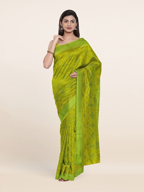 

Pothys Green Ethnic Motifs Printed Saree