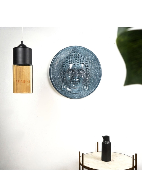

THE ARTMENT Grey Meditative Buddha Wall Decor With Shimmer Effect