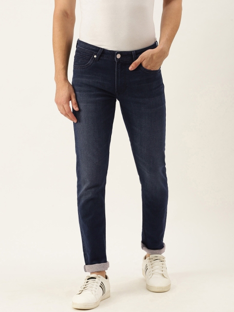 

Peter England Casuals Men Navy Blue Slim Fit Light Fade Stretchable Jeans