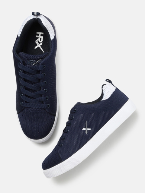 HRX by Hrithik Roshan Men Navy Sneakers HRX by Hrithik Roshan Men Navy Sneakers