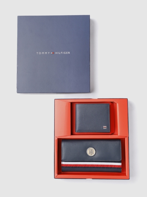 

Tommy Hilfiger Unisex Wallet Gift Set, Navy blue