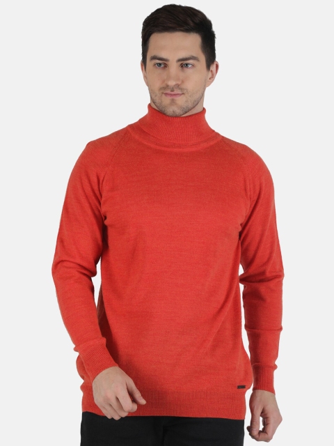 

Monte Carlo Men Red Turtle Neck Pullover