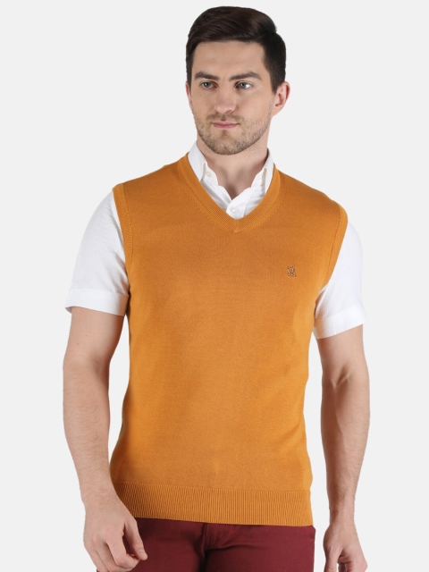 

Monte Carlo Men Mustard Cotton Sweater Vest