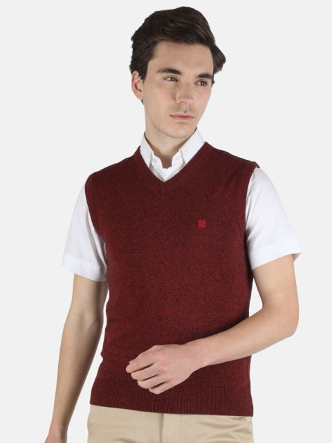 

Monte Carlo Men Maroon Sweater Vest