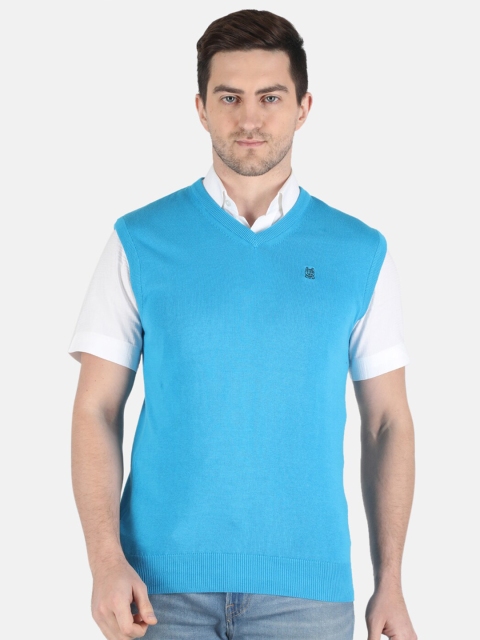 

Monte Carlo Men Turquoise Blue Sweater Vest