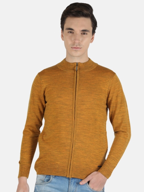

Monte Carlo Men Yellow Solid Wool Blend Pullover