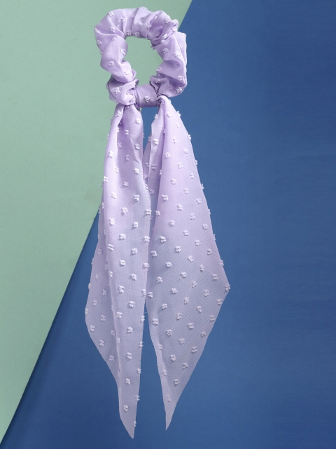 

Stoln Girls Purple Fabric Ponytail Holders