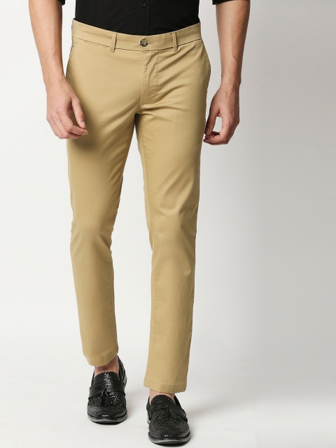 

Basics Men Khaki Tapered Fit Trousers