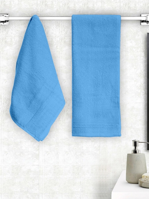 

Divine Casa Blue Solid Cotton 500 GSM Hand Towel