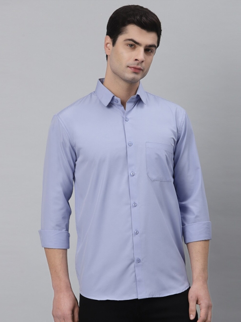 

NEUDIS Men Violet Classic Formal Shirt