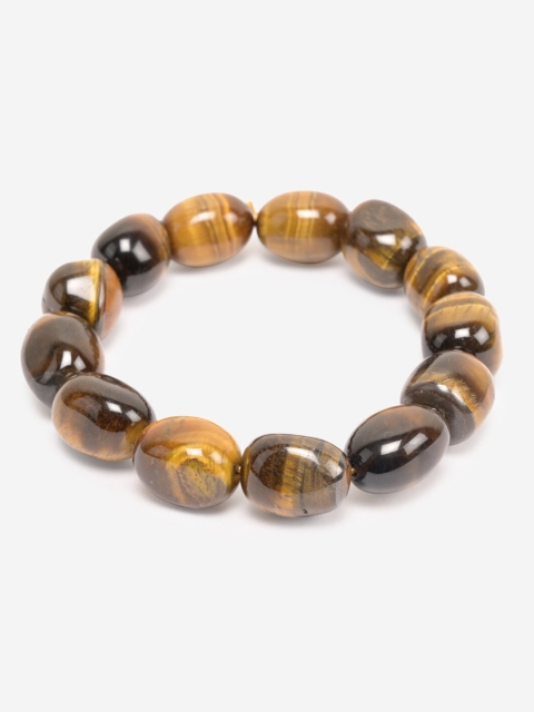

BuckleUp Unisex Brown & Mustard Bracelet