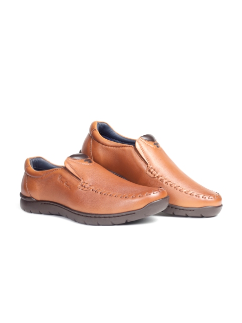 

pierre cardin Men Tan Solid Leather Formal Loafers