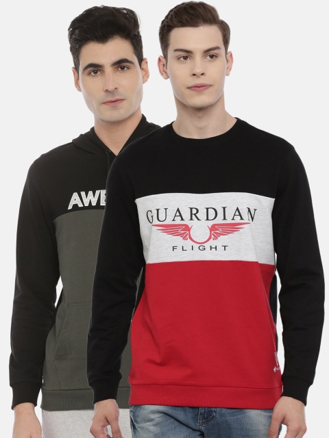 

3PIN Men Multicoloured Printed Sweatshirt, Multi