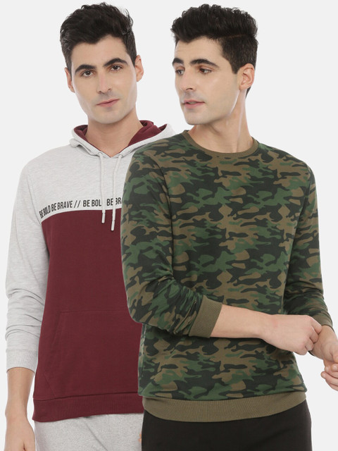 

3PIN Men Multicoloured Printed Sweatshirt, Multi