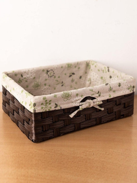 

MARKET99 Brown Textured Basket Organiser