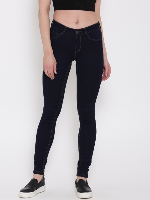 

Vero Moda Women Navy Lucy Fit Stretchable Jeans, Navy blue