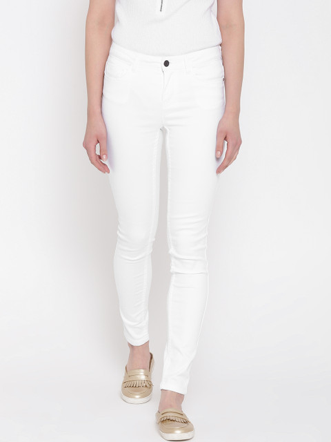 

Vero Moda Women White Stretchable Jeans