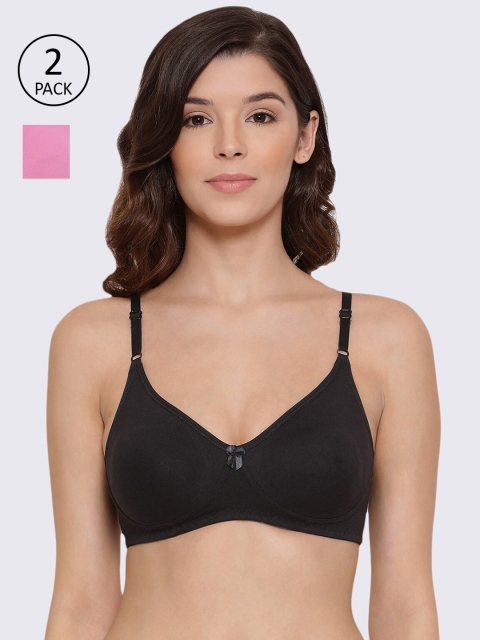 

LYRA Set Of 2 Black & Pink Bra