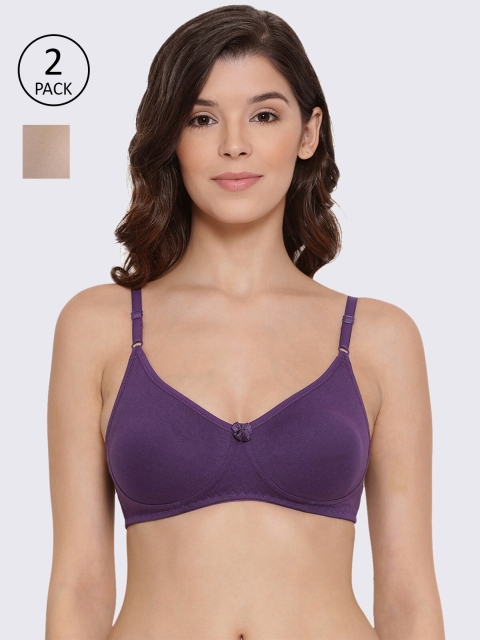 

LYRA Set Of 2 Violet & Nude-Coloured Bra