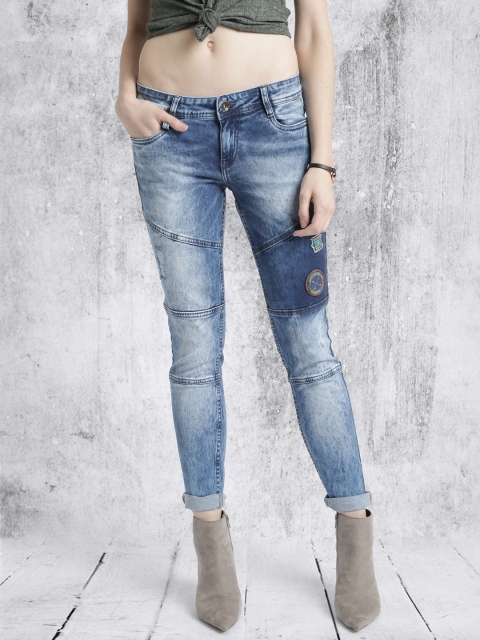 

Roadster Women Blue Skinny Fit Stretchable Jeans