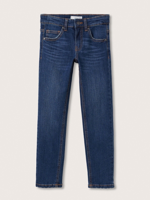 

Mango Kids Boys Navy Blue Slim Fit Light Fade Stretchable Jeans