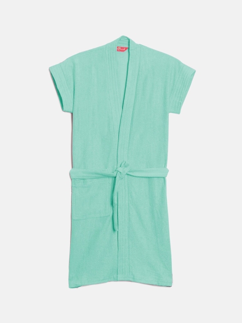 

GOLDSTROMS Girls Sea Green Solid Bath Robe