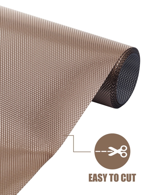 

OBSESSIONS Copper-Toned Textured Non-Adhesive EVA Drawer & Shelf Liner