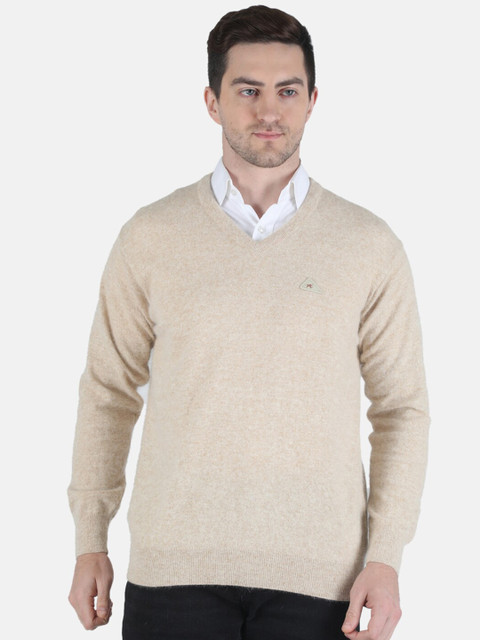 

Monte Carlo Men Beige Pure Wool Pullover