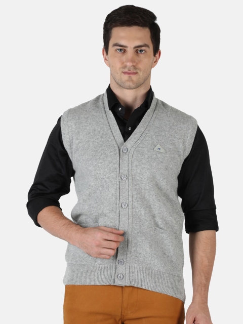 

Monte Carlo Men Grey Wool Cardigan