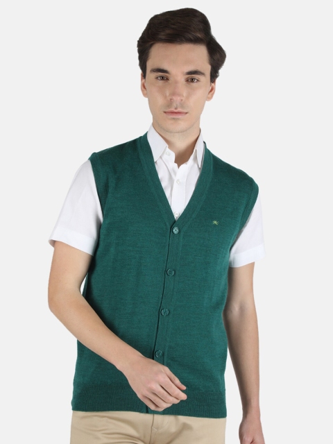 

Monte Carlo Men Green Woollen Cardigan
