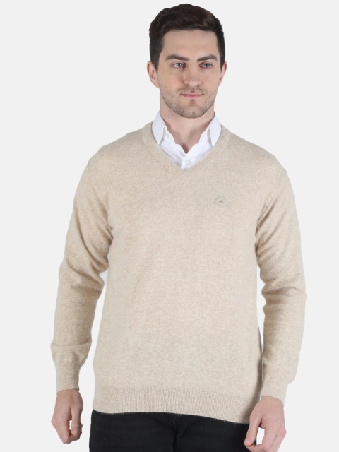 

Monte Carlo Men Beige Woollen Pullover