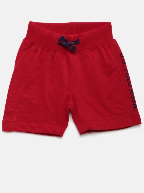 

U.S. Polo Assn. Kids Boys Red Knitted Shorts