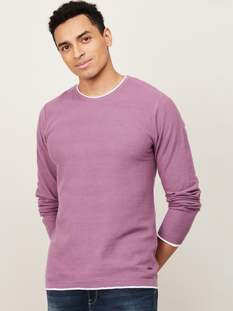 

Bossini Men Purple Sweatshirt