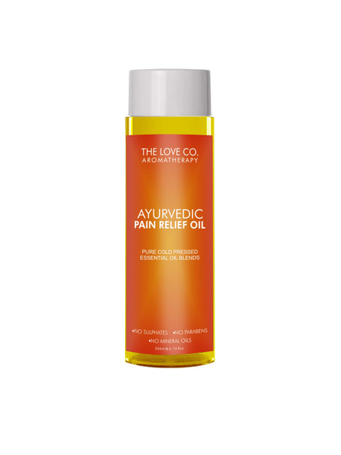 

THE LOVE CO. Aromatherapy Ayurvedic Pain Relief Oil - 200 ml, Orange