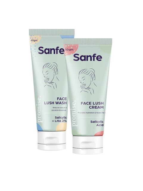 

Sanfe Acne Control Combo - Face Wash & Face Cream, Green