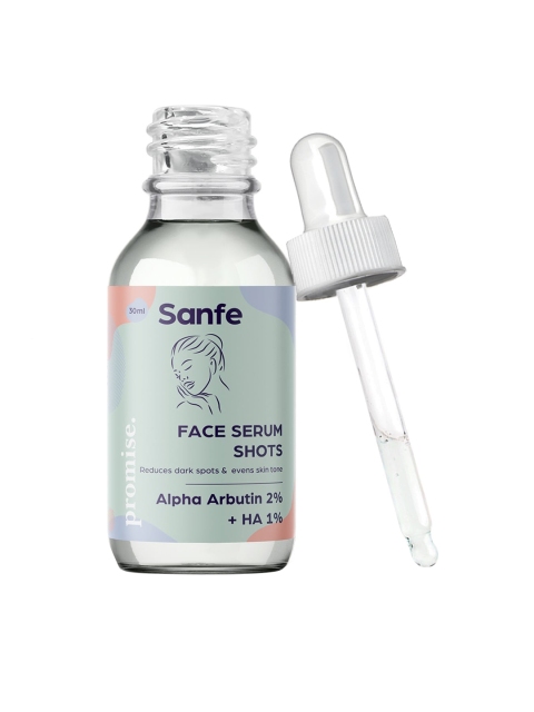 

Sanfe Promise Face Serum Shots with 2% Alpha Arbutin - 30 ml, White