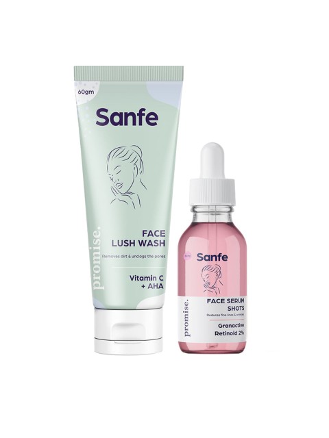 

Sanfe Promise AHA 25% + PHA 5% + BHA 2% Face Serum Shots 60 ml, Green