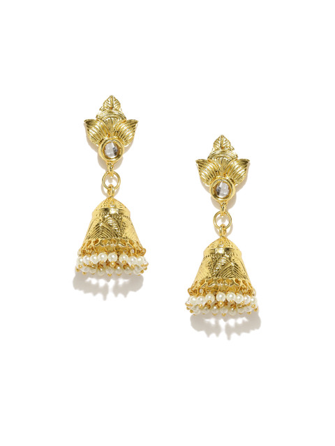 

Anouk Gold-Toned Jhumka Earrings