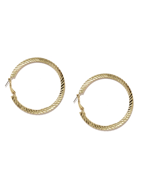 

Anouk Gold-Toned Textured Hoop Earrings