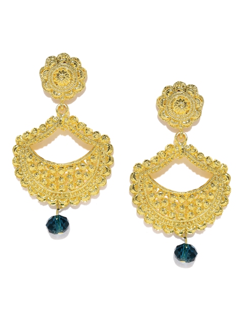 

Anouk Gold-Toned Textured Drop Earrings