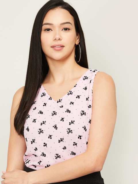 

CODE by Lifestyle Women Pink Floral Print Top