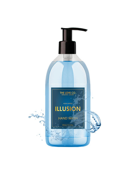 

THE LOVE CO. Aqua Marine ILLUSION Hand Wash 300ml, Blue