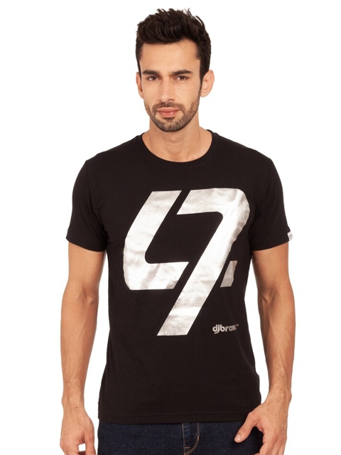

djbravo 47 Men Black Printed T-shirt