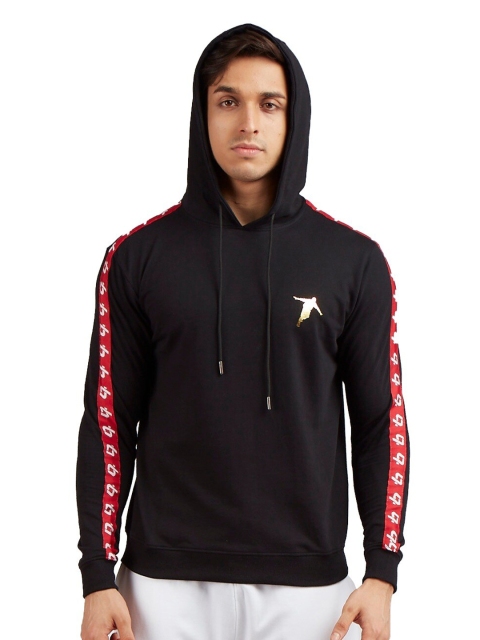 

djbravo 47 Men Black Hooded Sweatshirt