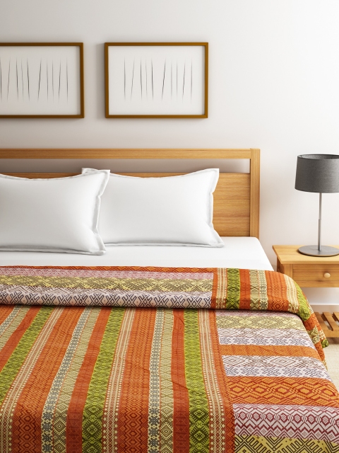 

SWAYAM Multicoloured Printed AC Double Quilt (Comforter), Multi