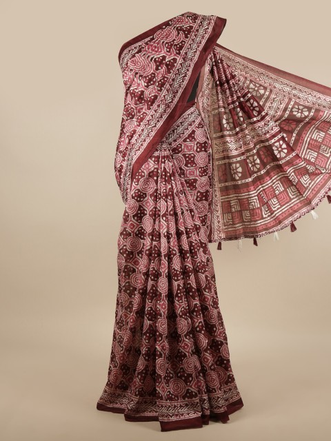 

Pothys Purple Printed Saree