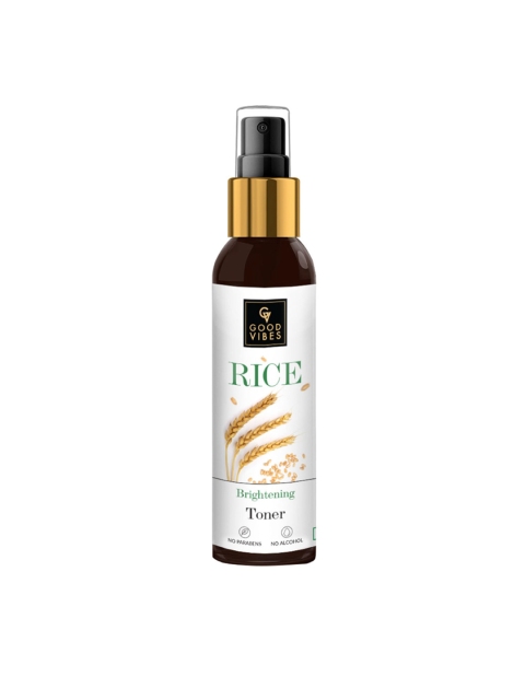 

Good Vibes Rice Brightening Toner - 120 ml, White