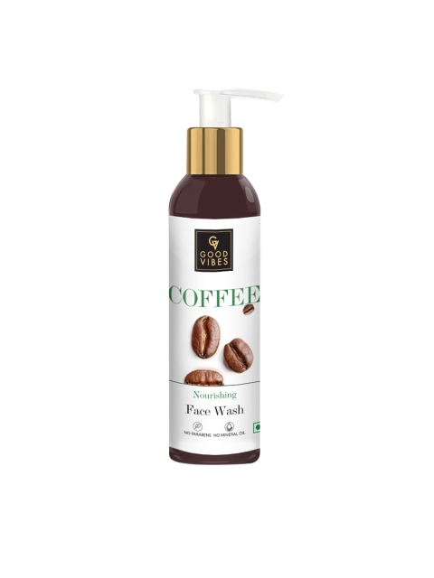 

Good Vibes Coffee Nourishing Face Wash - 120 ml, White