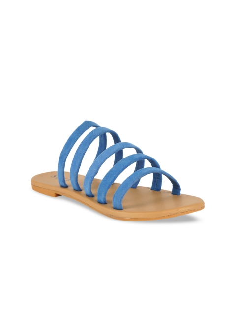 

STALK Women Blue Open Toe Flats